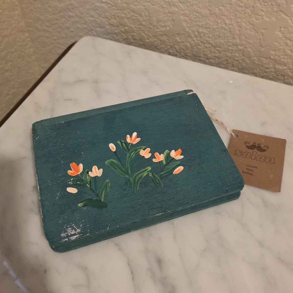 Painted Wood Notepad From Mexico